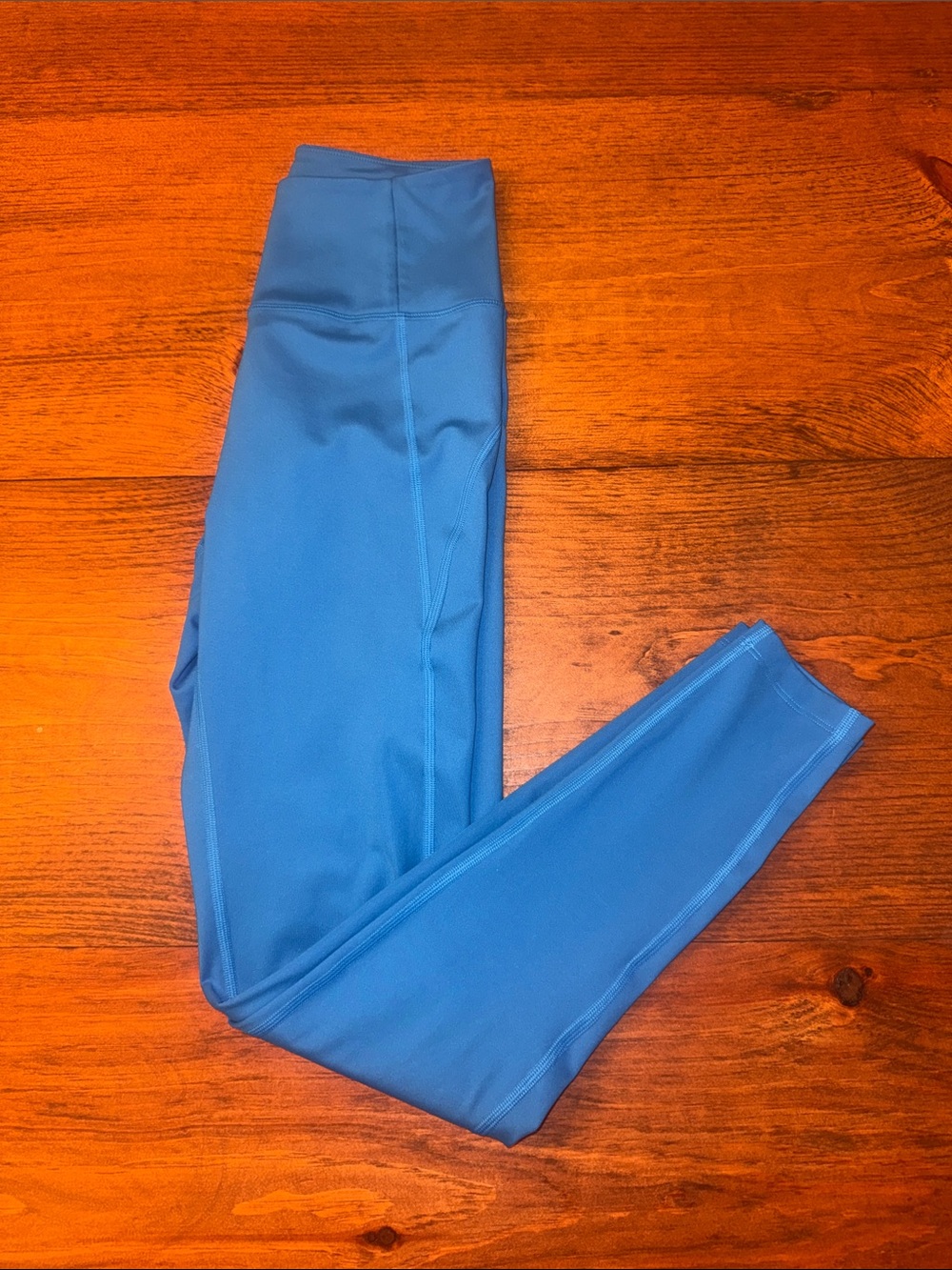 girlfriend collective Blue High-Rise Leggings